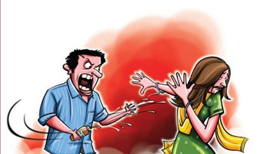 एसिड छ्यापे २० वर्ष कैद र १० लाख जरिवाना !