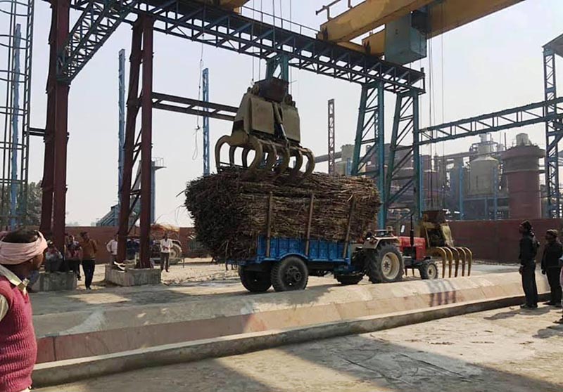 सरकारले निर्धारण गरेको उखुको समर्थन मूल्यलाई सच्याउन जिल्लाका उखु उत्पादक किसानकाे माग
