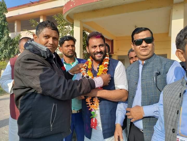 नेपाली कांग्रेस रौतहटको सभापति पदमा सुनिल यादव ( जितेन्द्र ) विजयी