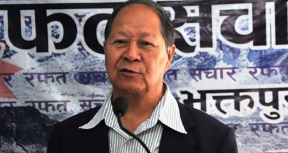 अध्यक्ष नारायणमान बिजुक्छे र नेकपा महासचिव नेत्रविक्रम चन्द विप्लवबीच भेटवार्ता