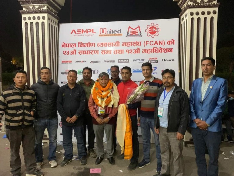 नेपाल निर्माण व्यवसायी महासंघको अध्यक्षमा पुन रवि सिंह निर्वाचित