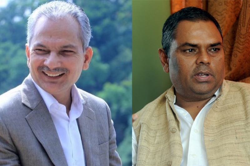 नेकपा (माओवादी केन्द्र) का अध्यक्ष पुष्पकमल दाहाल ,उपेन्द्र यादव र डा. बाबुराम भट्टराईबीच छलफल