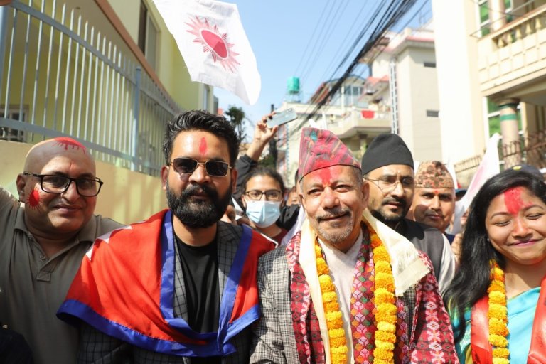 काठमाडौं महानगरपालिकाको मेयरमा स्वतन्त्र उम्मेदवार बालेन शाह मत ६१ हजार ७६७ ल्याएर निर्वाचित