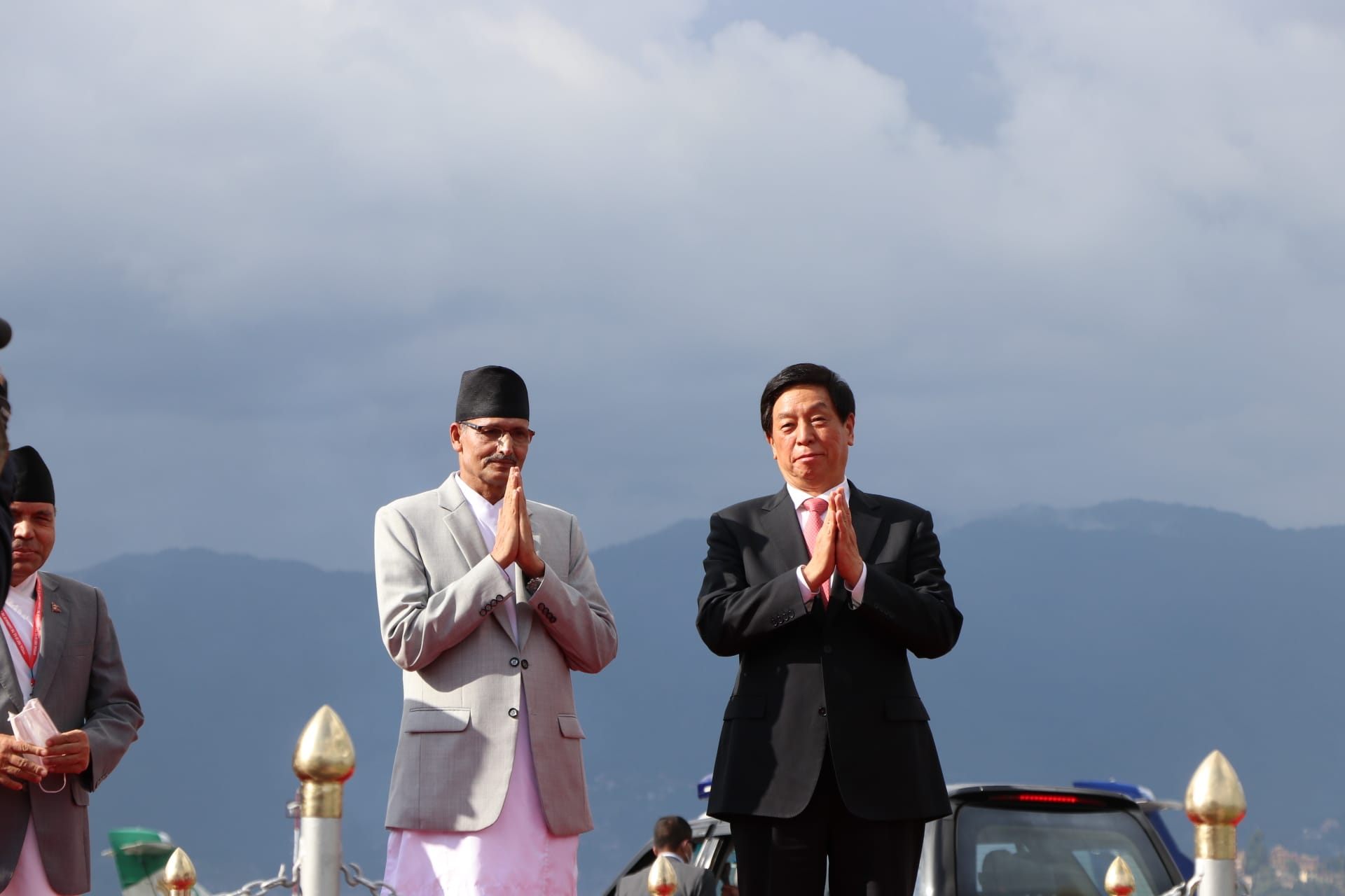 चिनियाँ राष्ट्रिय जन कांग्रेसका अध्यक्ष ली चाङ्सु काठमाडौंमा