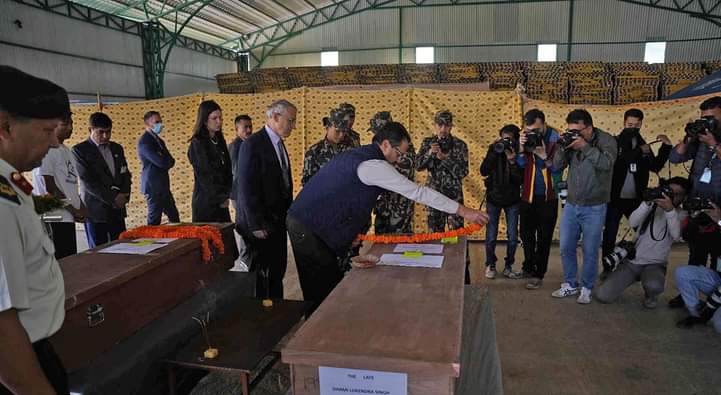 हमासको आक्रमणमा परी मृत्यु भएका १० मध्ये पहिलो चरणमा ४ नेपाली विद्यार्थीहरुको शव नेपाल ल्याइयाे