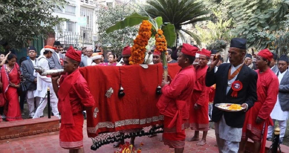 आज नवरात्रिको सातौं दिन अर्थात् फूलपाती भित्र्याइँदै