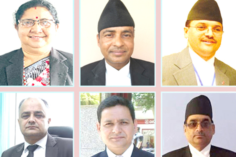 सर्वोच्च अदालतमा ६ जना न्यायाधीशको आज शपथग्रहण हुँदै