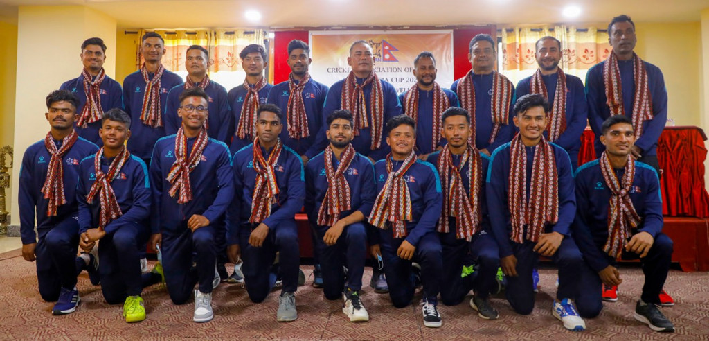 नेपाली यू–१९ राष्ट्रिय क्रिकेट टोली वार्म अप खेलमा नामिबिया यू–१९ टिममाथि विजय