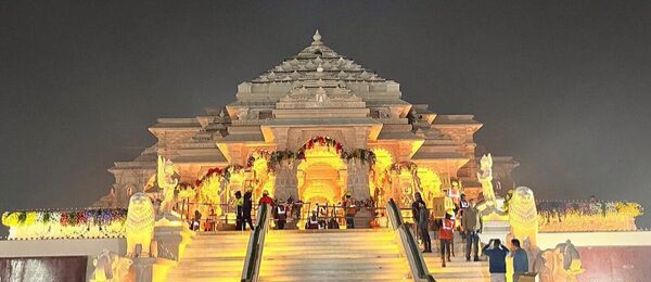 भारतको अयोध्यामा आज नयाँ मन्दिरमा भगवान् रामको अभिषेक गरिने
