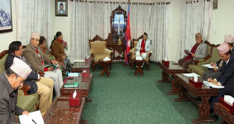सभामुख देवराज घिमिरेले विषयगत समितिका सभापतिहरुसँग छलफल गरे