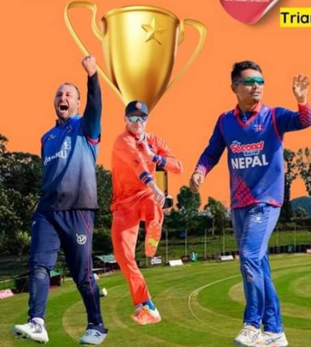 त्रिकोणात्मक टि२० सिरिज: लगातार दोस्रो जित दर्ता गर्दै नेपाल फाइनलमा स्थान बनाउन सफल