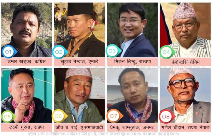 इलाम–२ को उपनिर्वाचनका लागि २० जनाले उम्मेदवारी दर्ता